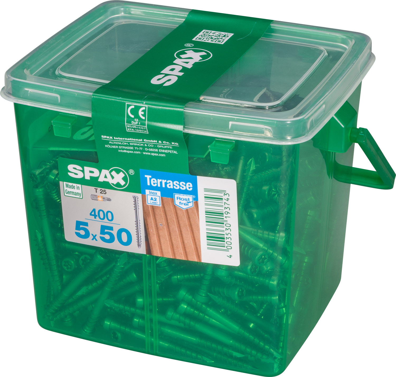 Sceau de 400 vis en SPAX