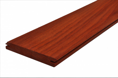 Lame de terrasse Padouk, en bois brun/rouge/orange