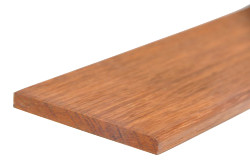 Plinthe Merbau de parquet, en bois brut non verni