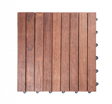 Dalle en bois exotique pour terrasse