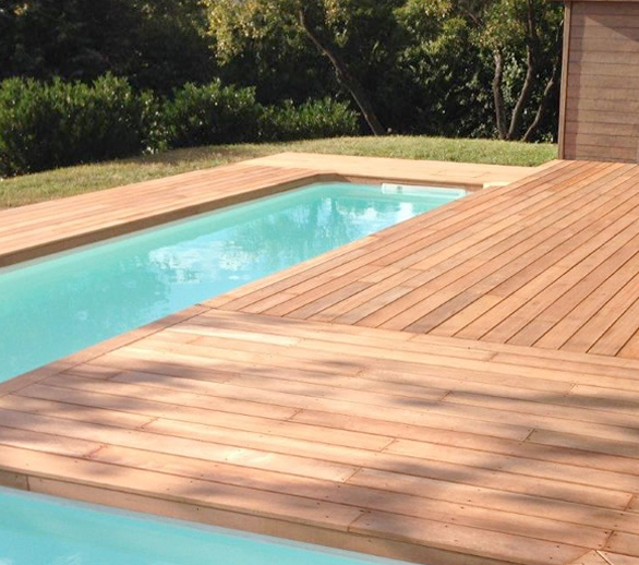 Illustration Terrasse avec lames