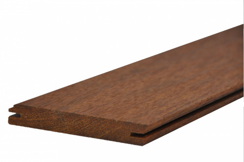 Lame de terrasse Merbau, en bois brun/rouge, d'une très grande stabilité